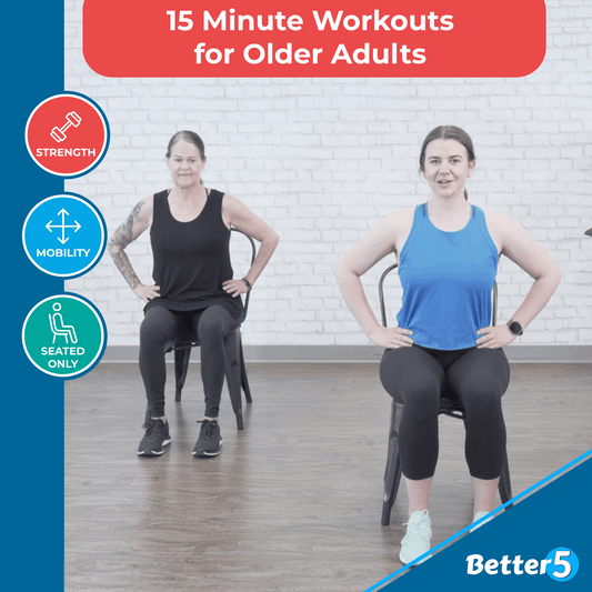 15 Minute Workouts For Older Adults Digital Class