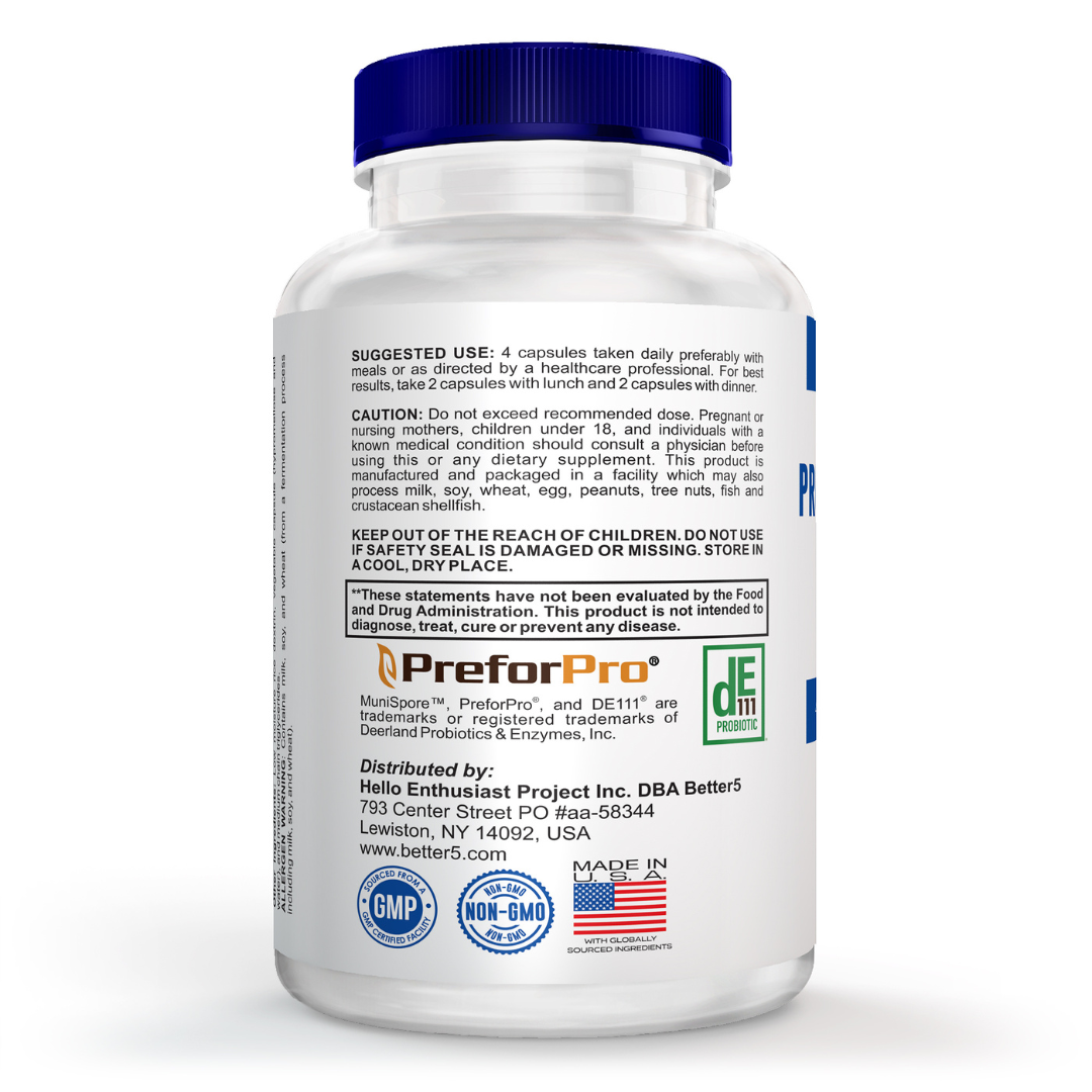 Probiotic & Prebiotic Digestion for 55+