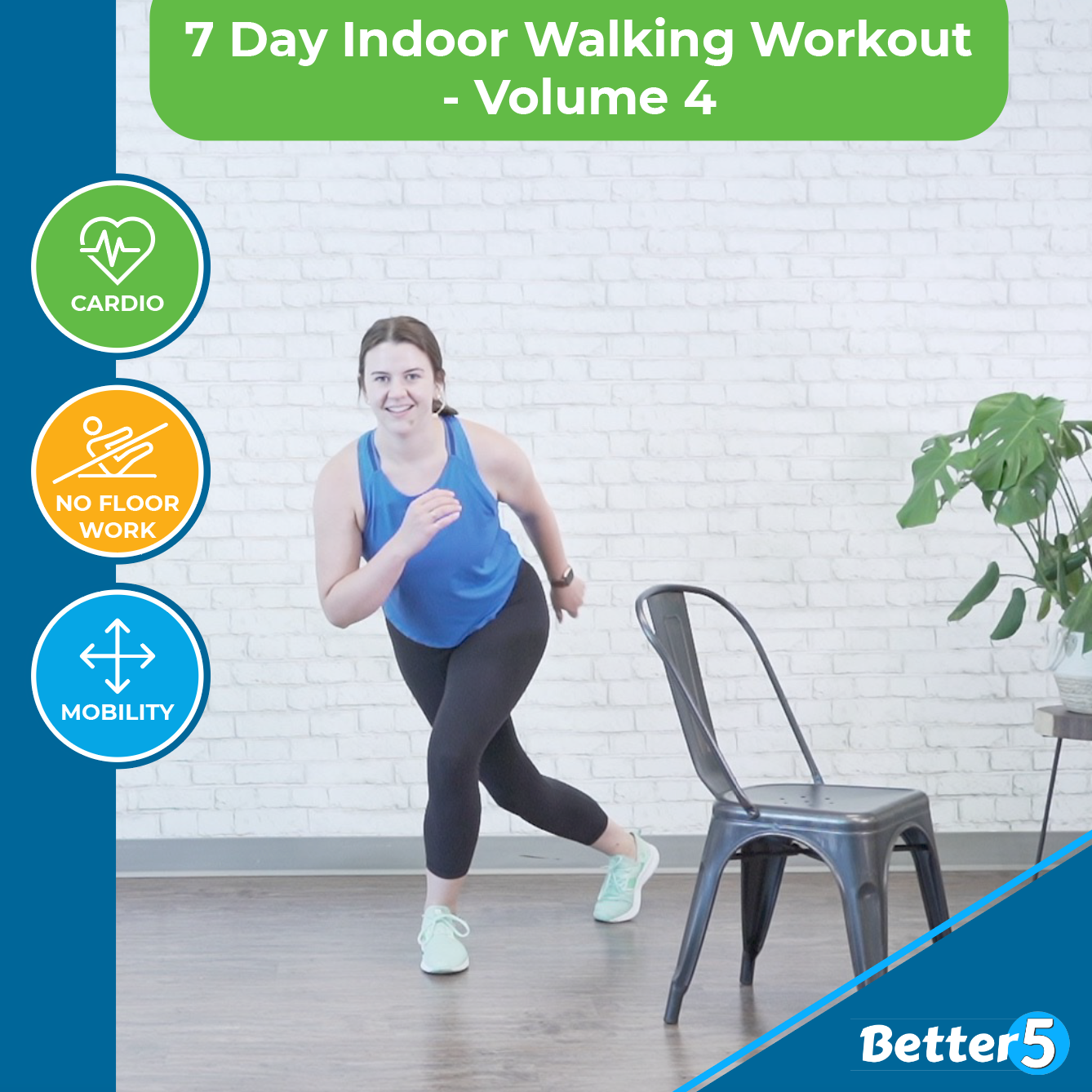 Day Indoor Walking Workout Volume Digital Class - Main Image