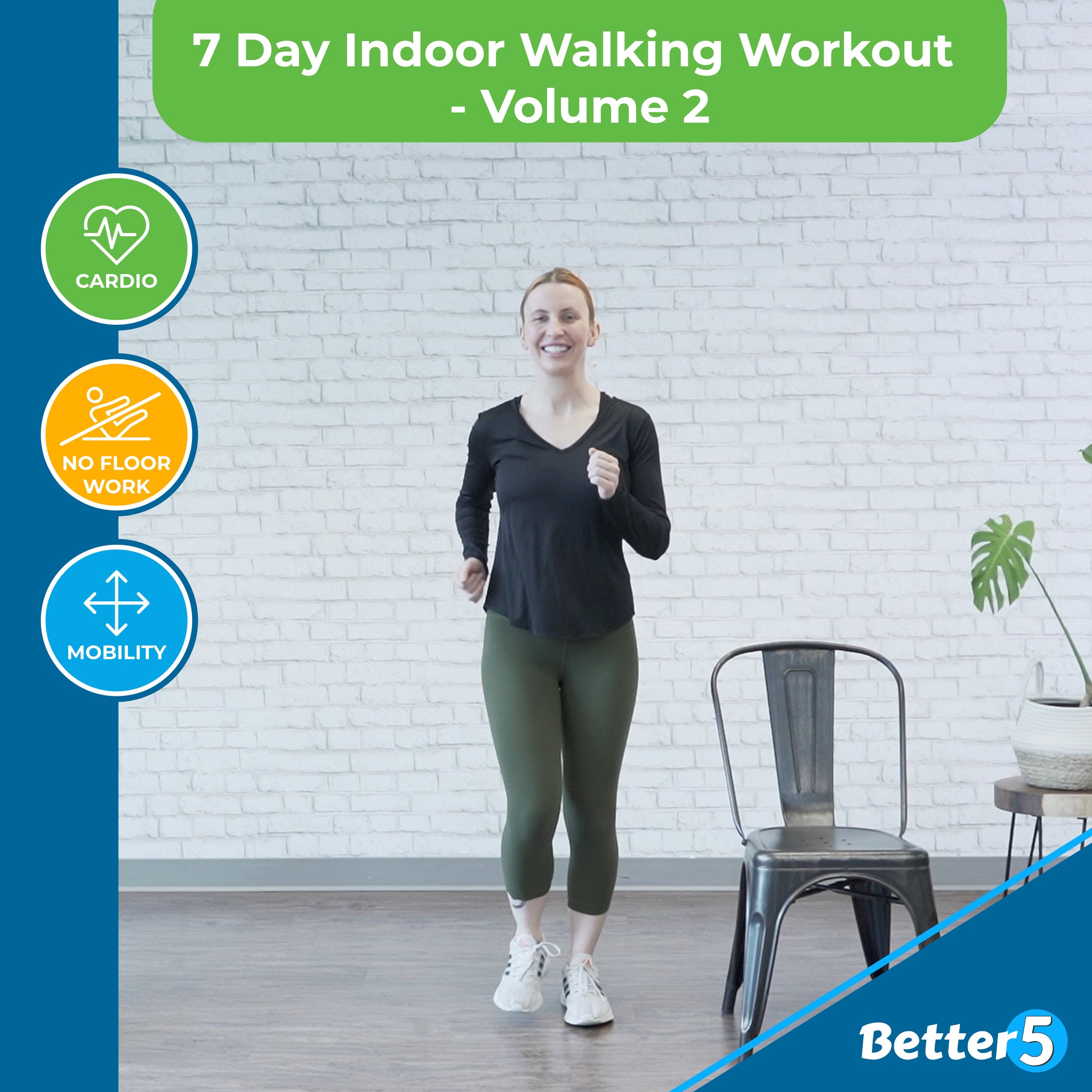 Day Indoor Walking Workout Volume Digital Class