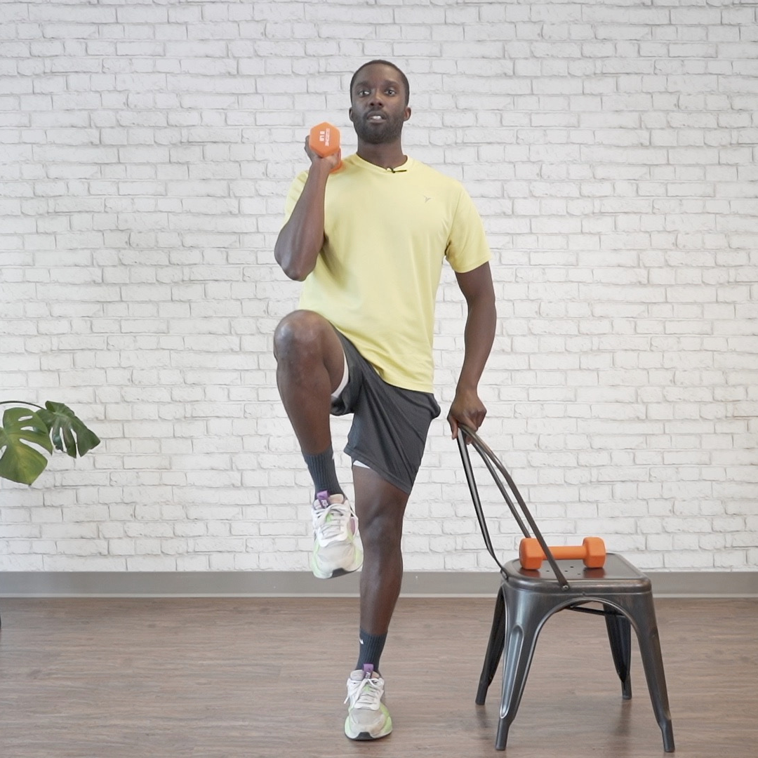 Chair-Assisted Lower Body Strengthening Digital Class