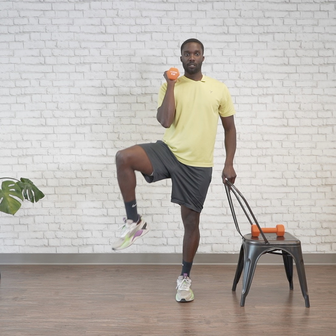 Chair-Assisted Lower Body Strengthening Digital Class