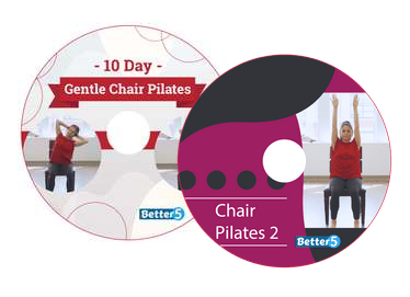 Gentle Chair Pilates DVD Pack (2 DVDs) – Better5