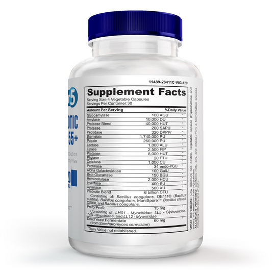 Probiotic & Prebiotic Digestion for 55+