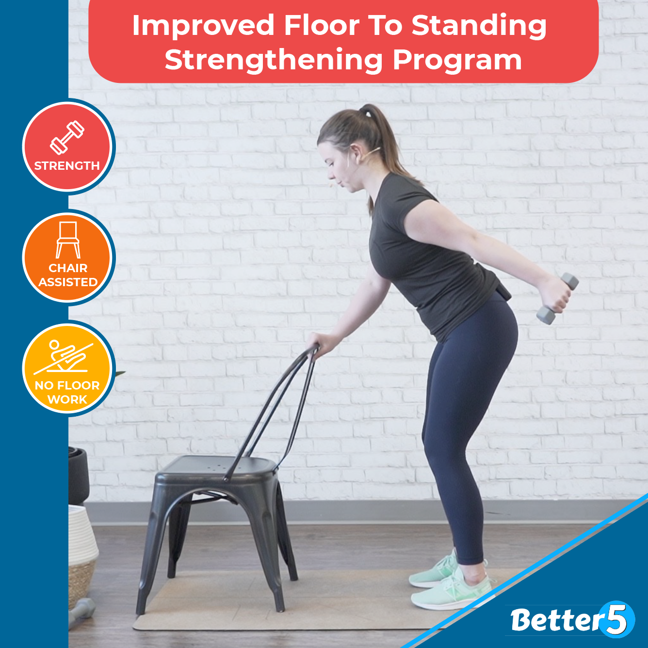 Improved Floor to Standing Strengthening Program Digital Class