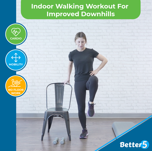 Indoor Walking Workout For Improved Downhills Digital Class