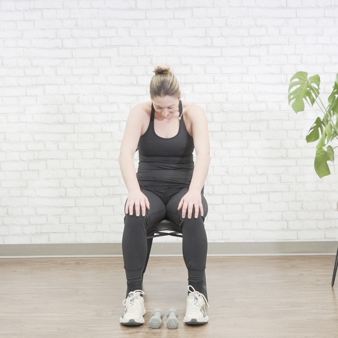 10 Minute Core Strengthening From A Chair Digital Class