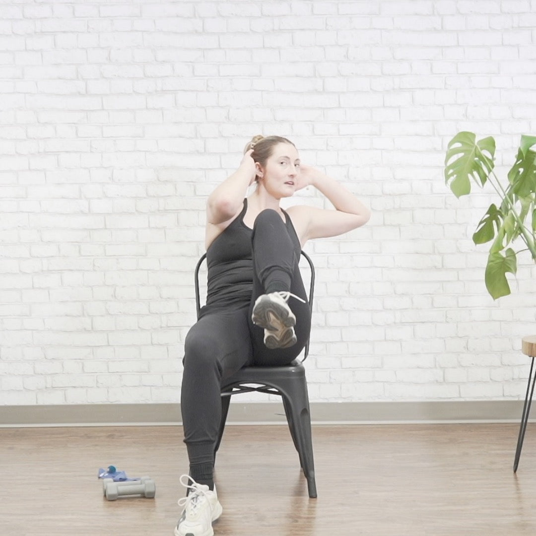 10 Minute Core Strengthening From A Chair Digital Class