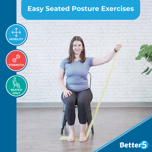 Easy Seated Posture Exercises Digital Class