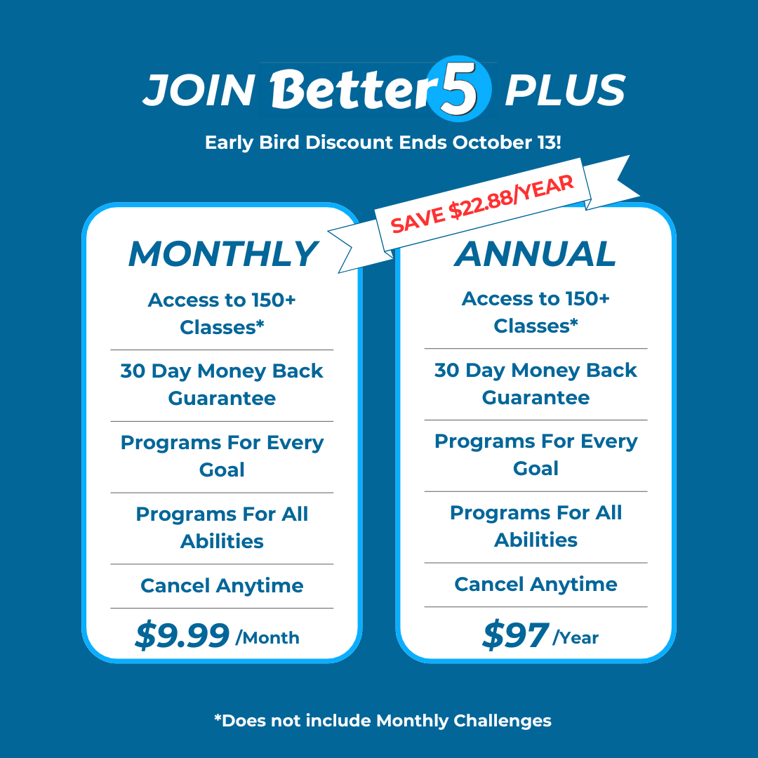Better5 Plus Membership