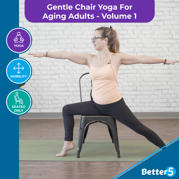 Gentle Chair Yoga For Aging Adults - Volume 1 Digital Class