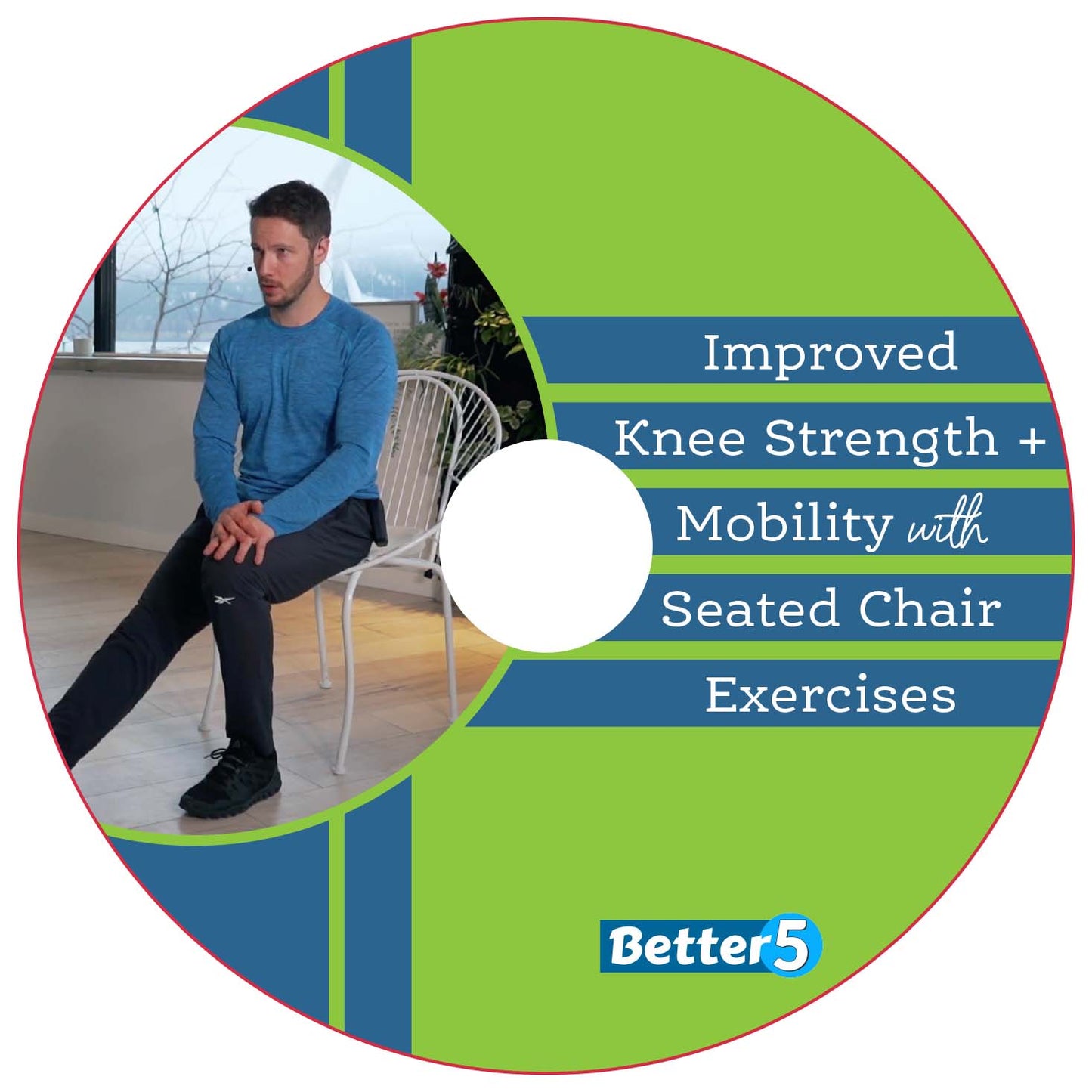 Improved Knee Strength + Mobility with Seated Chair Exercises DVD