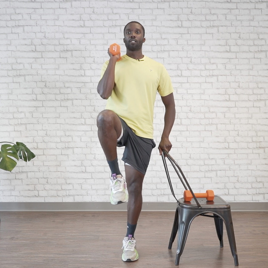 Chair-Assisted Lower Body Strengthening DVD Class