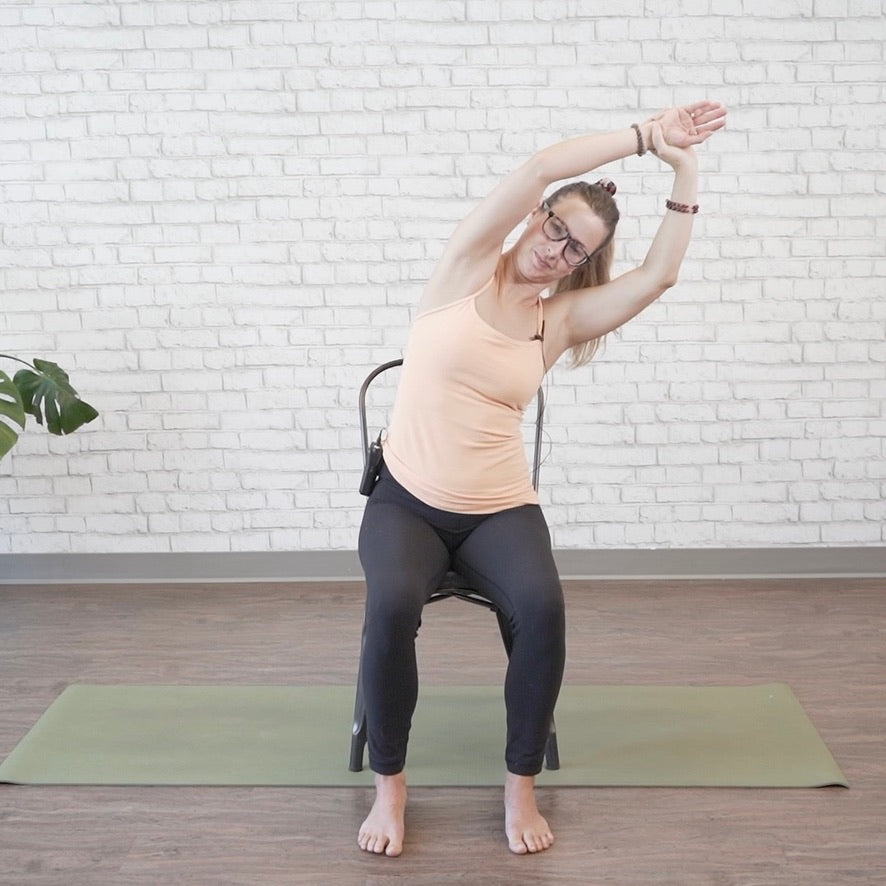 Chair Yoga for Seniors: Printable Yoga Exercises for Older Adults