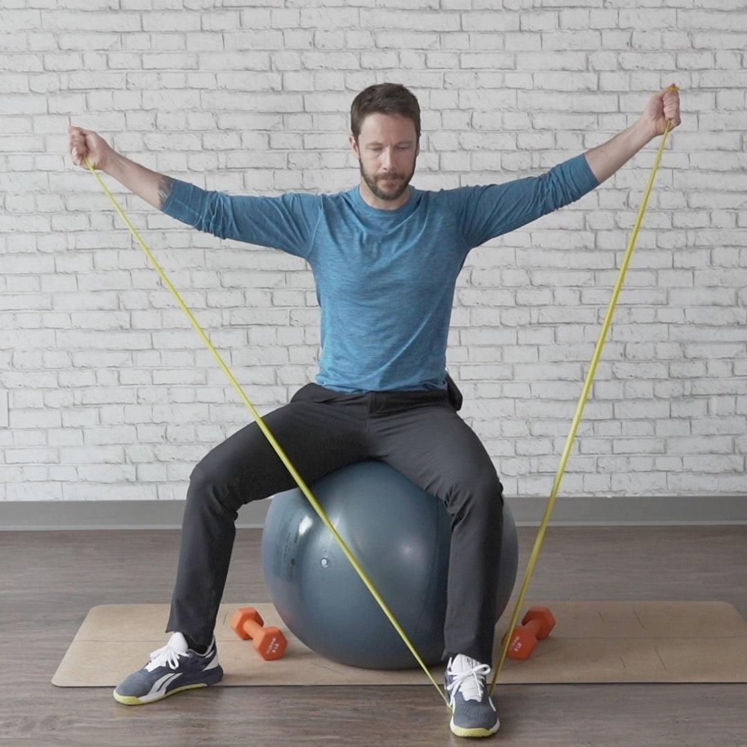 5 Days of Low Impact Full Body Exercises with a Stability Ball Digital Class