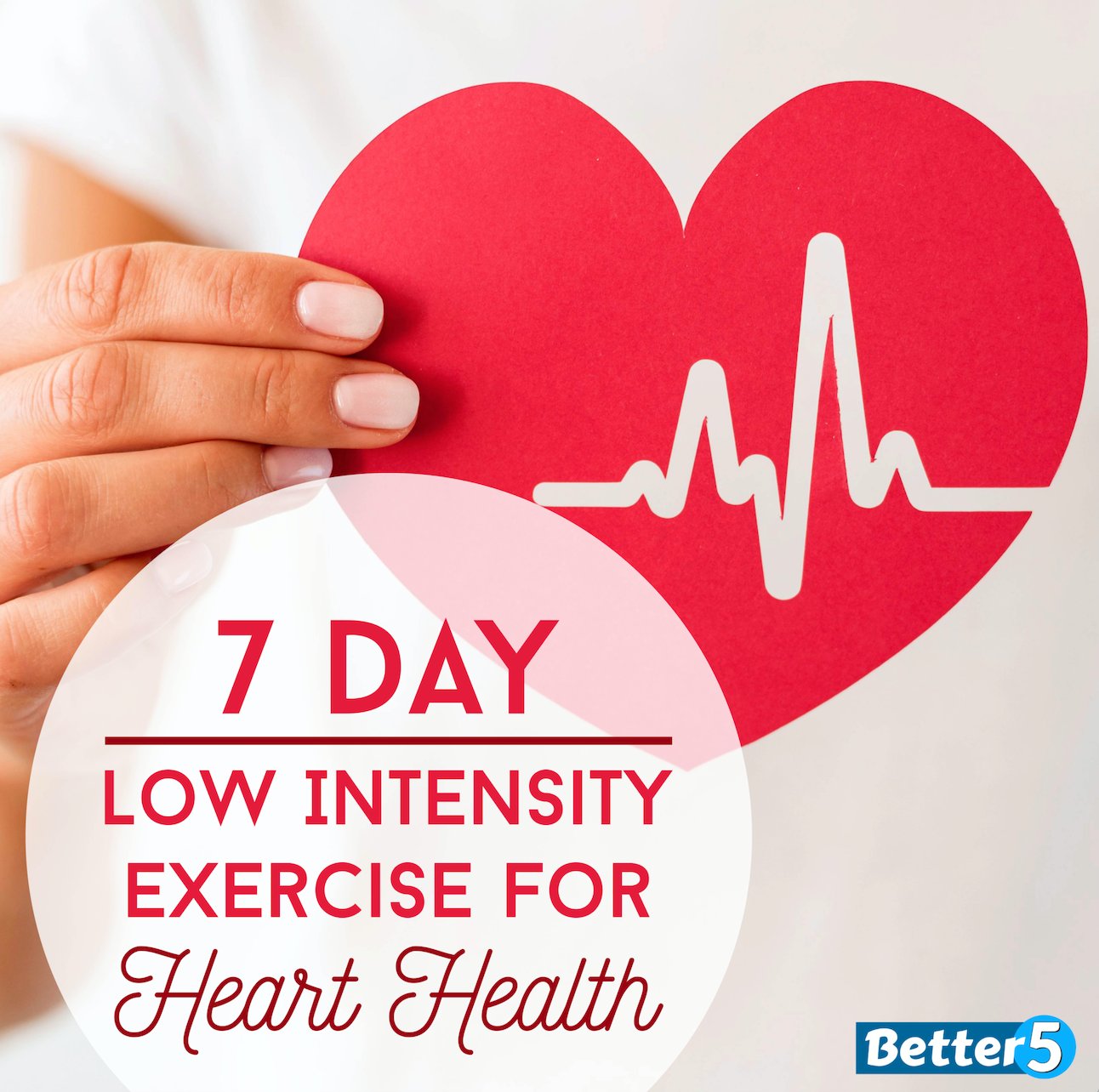 7 Day Low Intensity Exercise for Heart Health Digital Class