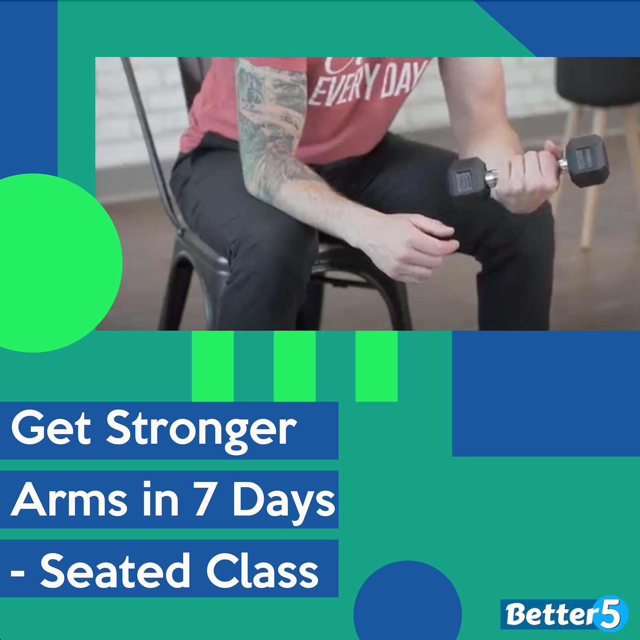 Get Stronger Arms in 7 Days - Seated Digital Class